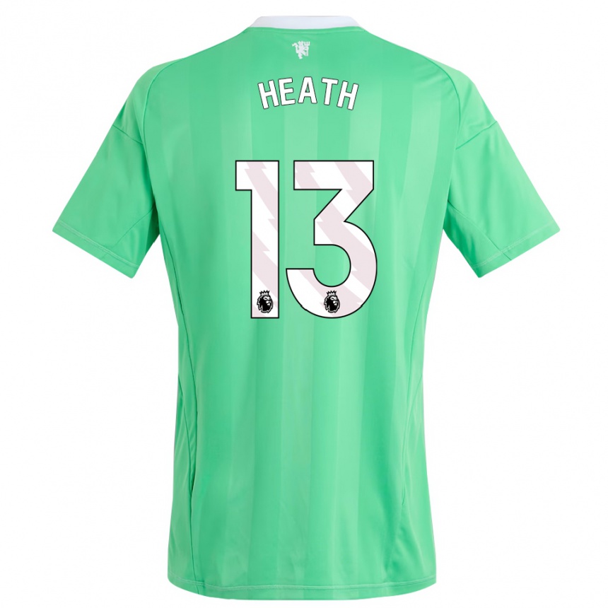 ילדים כדורגל Fred Heath #13 ירוק אזמרגד חולצת שוער 2025/26