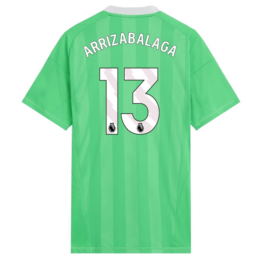 ילדים כדורגל קפה רוואלטה אריסבלאגה #13 ירוק בהיר לבן חולצת שוער 2025/26