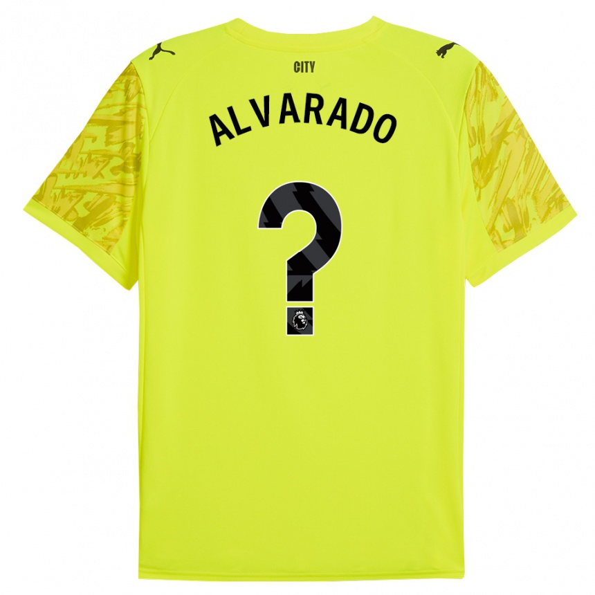 ילדים כדורגל Lucas Alvarado #0 צהוב כתום שחור חולצת שוער 2025/26