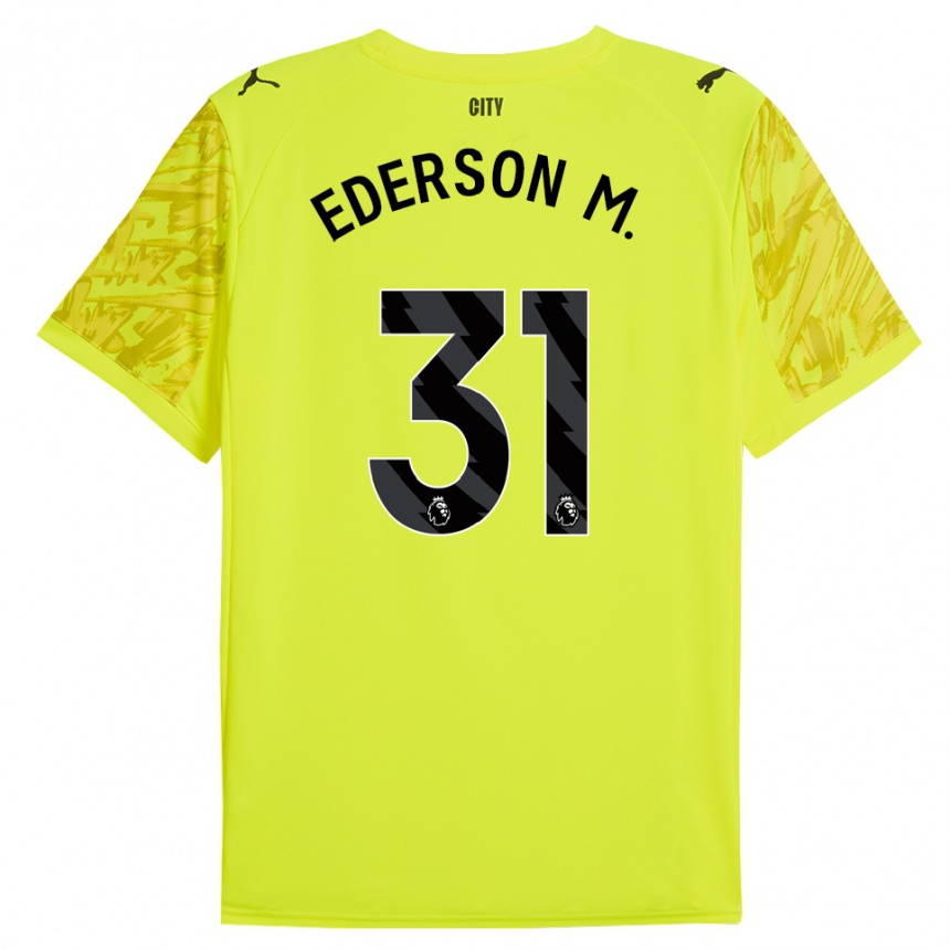 ילדים כדורגל אדרסון מוראס #31 צהוב כתום שחור חולצת שוער 2025/26