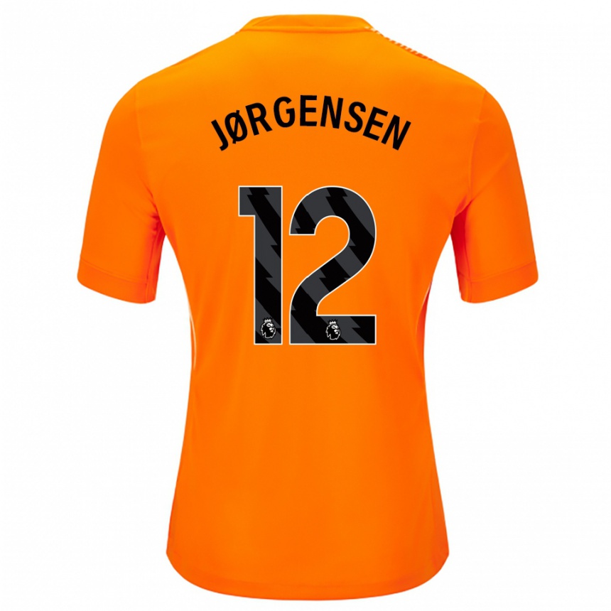 ילדים כדורגל פיליפ יורגנסן #12 כתום שחור חולצת שוער 2025/26