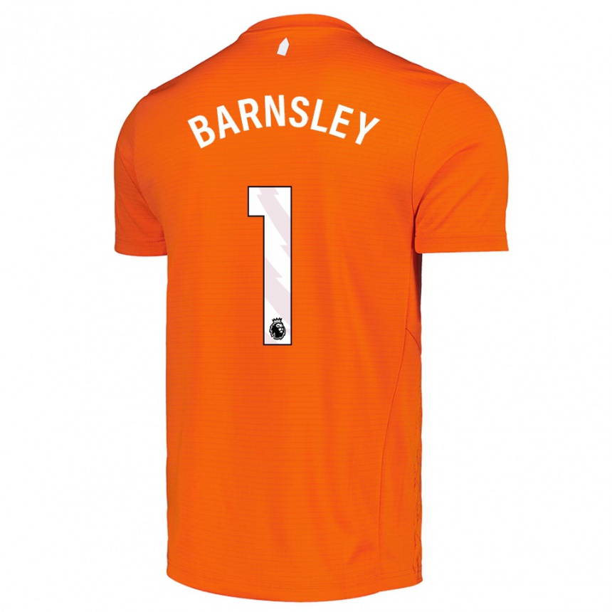 ילדים כדורגל פרייזר ברנסלי #1 כתום שחור חולצת שוער 2025/26