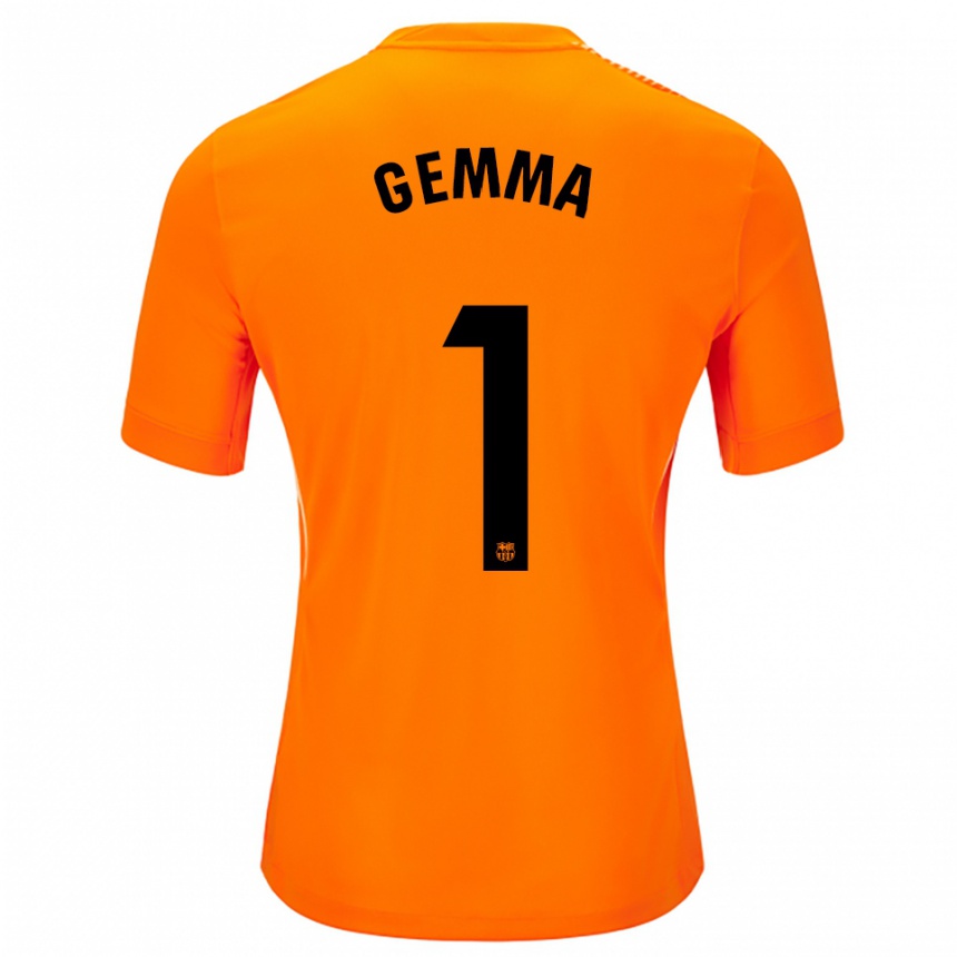 ילדים כדורגל גופן ג'מה #1 כתום שחור חולצת שוער 2025/26