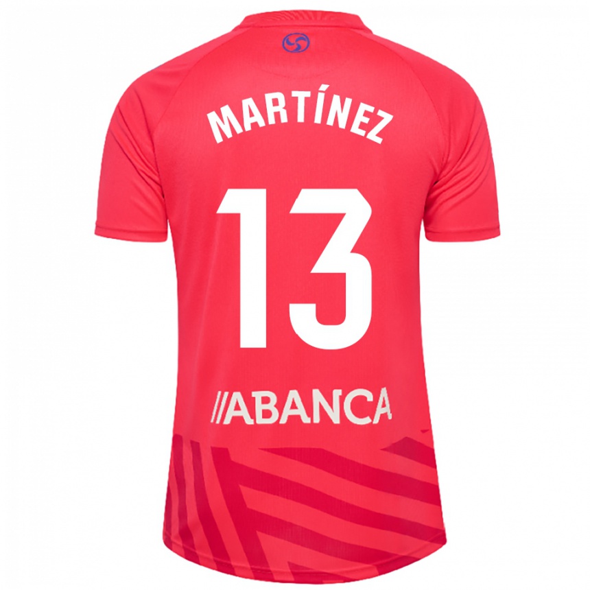 ילדים כדורגל Naiara Martínez #13 אדום לבן חולצת שוער 2025/26