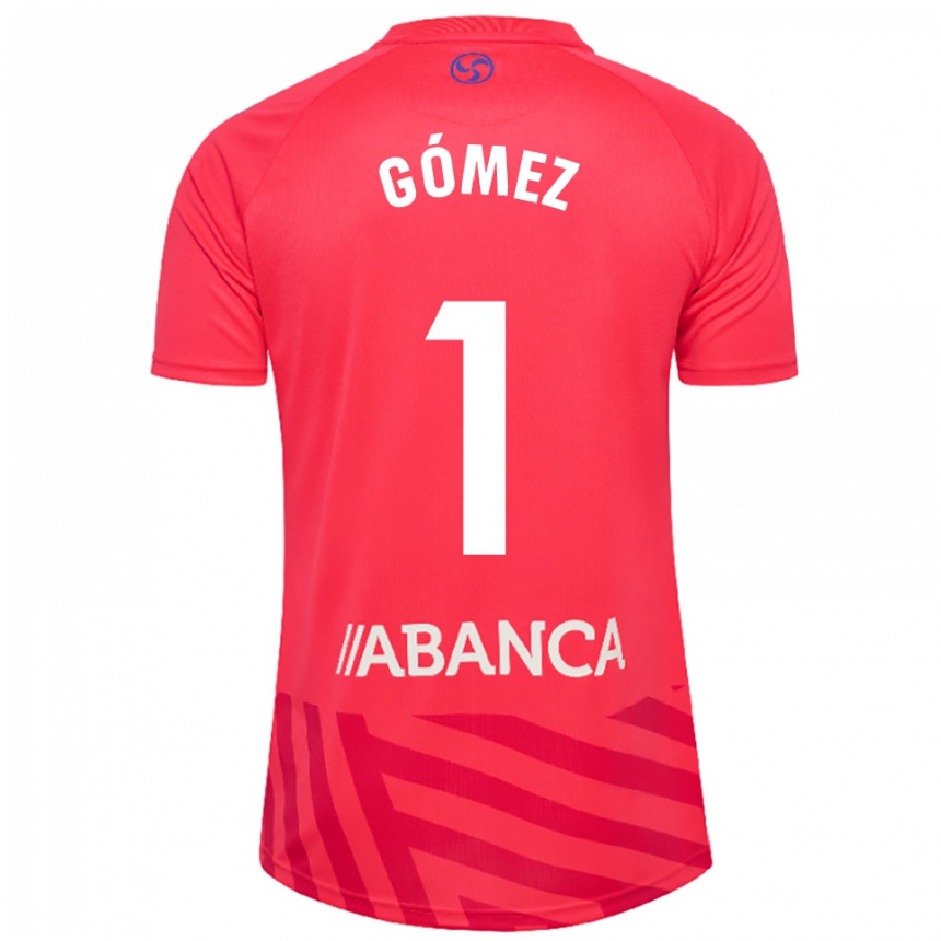 ילדים כדורגל Nuria Gómez #1 אדום לבן חולצת שוער 2025/26