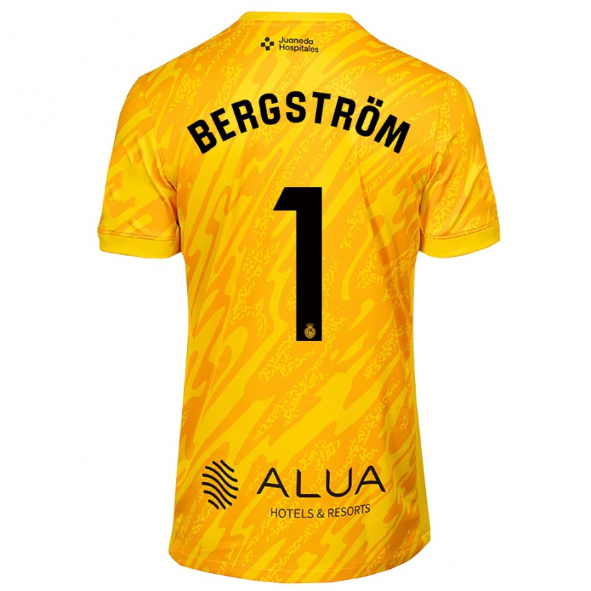 ילדים כדורגל לוקס ברגשטרום #1 כתום שחור חולצת שוער 2025/26