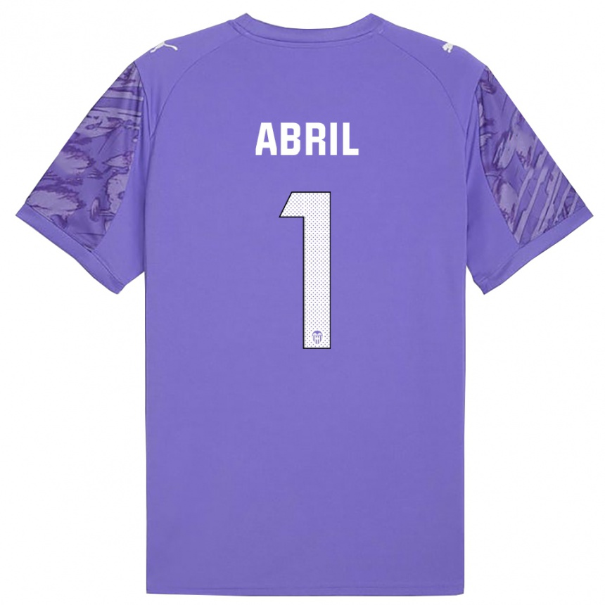 ילדים כדורגל ויסנט אבריל סאנס #1 לבנדר לבן חולצת שוער 2025/26