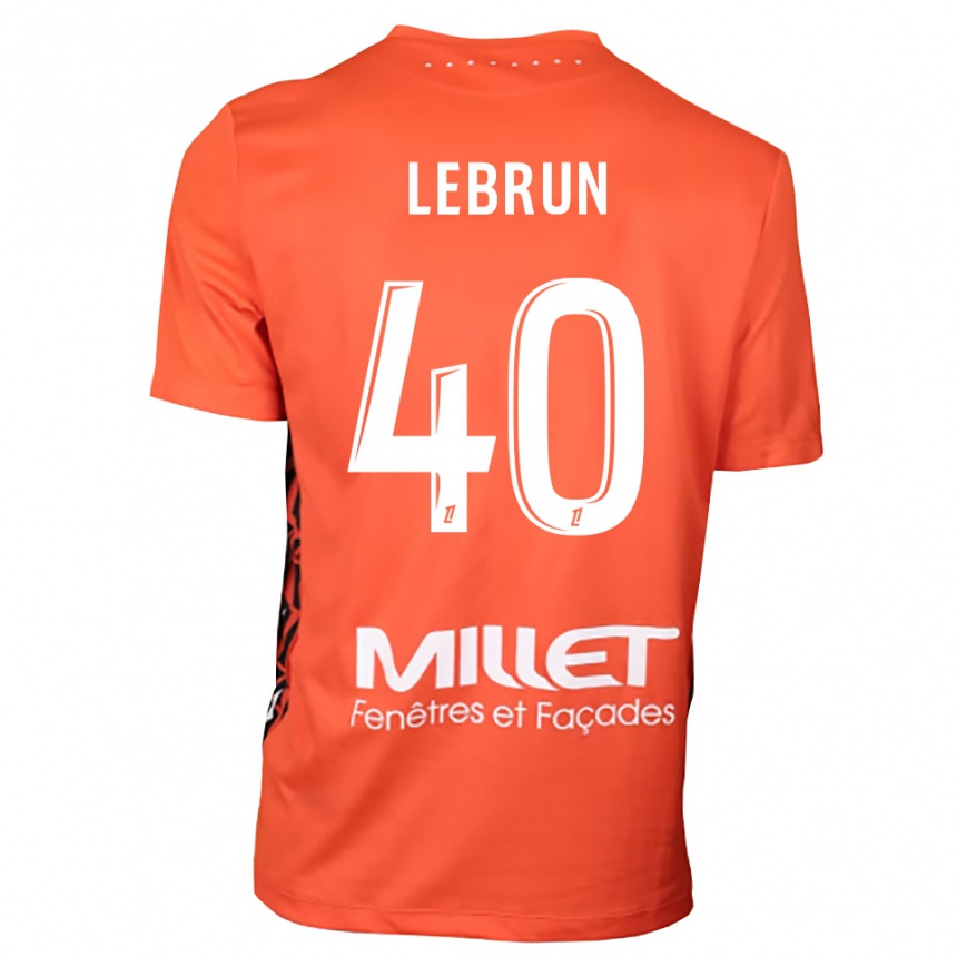 ילדים כדורגל Lisa Lebrun #40 כתום לבן חולצת שוער 2025/26