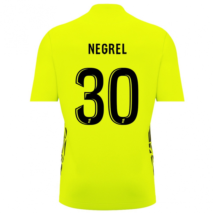 ילדים כדורגל טום נגרל #30 ירוק פלורסנט חולצת שוער 2025/26