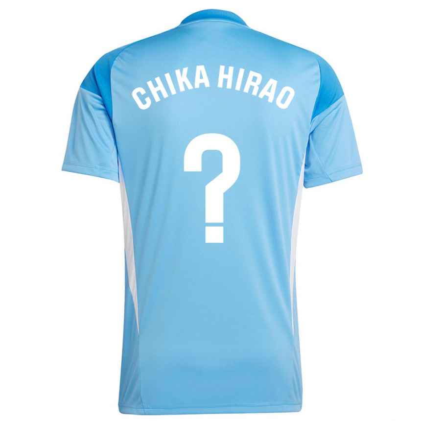 ילדים כדורגל צ׳יקה היראו #0 כחול שמיים לבן חולצת שוער 2025/26