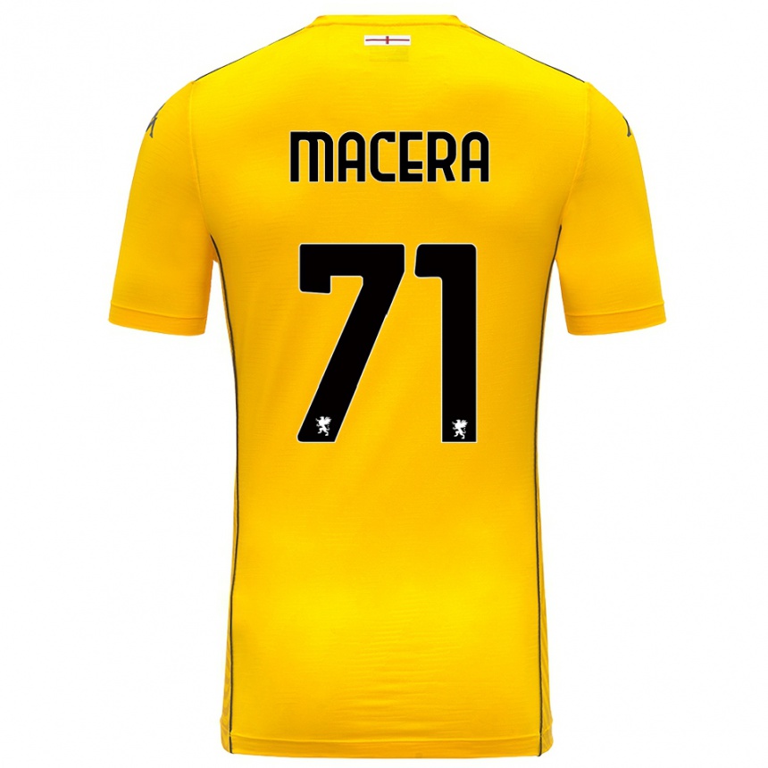 ילדים כדורגל מטילד מאצ'רה #71 צהוב כהה שחור חולצת שוער 2025/26
