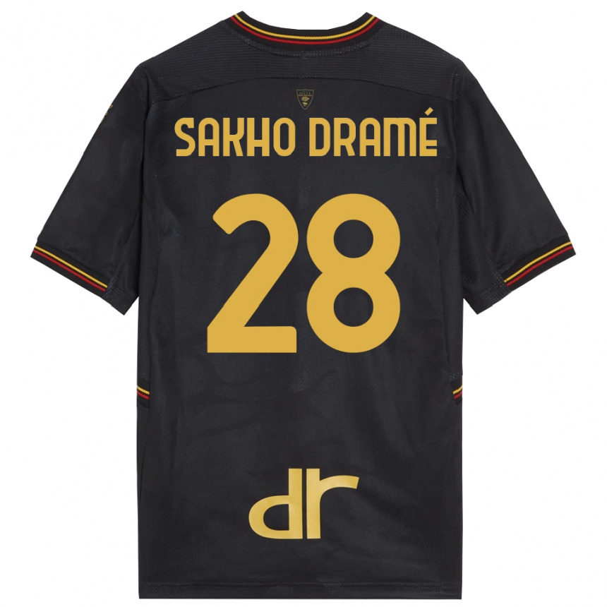 ילדים כדורגל Samba Sakho Dramé #28 שחור חום חולצת שוער 2025/26