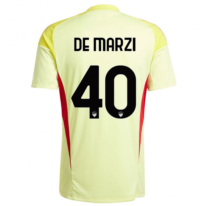 ילדים כדורגל ג׳ורג׳יו דה מארזי #40 כתום צהוב בהיר חולצת שוער 2025/26