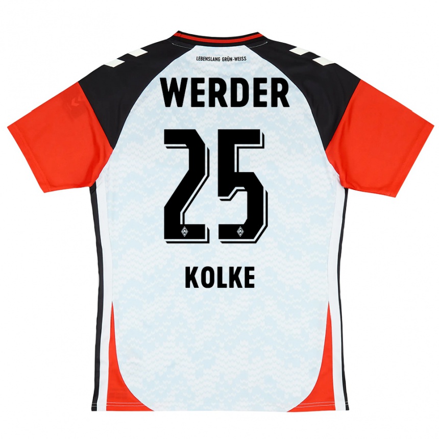 ילדים כדורגל מרקוס קולקה #25 צהוב אדום שחור חולצת שוער 2025/26