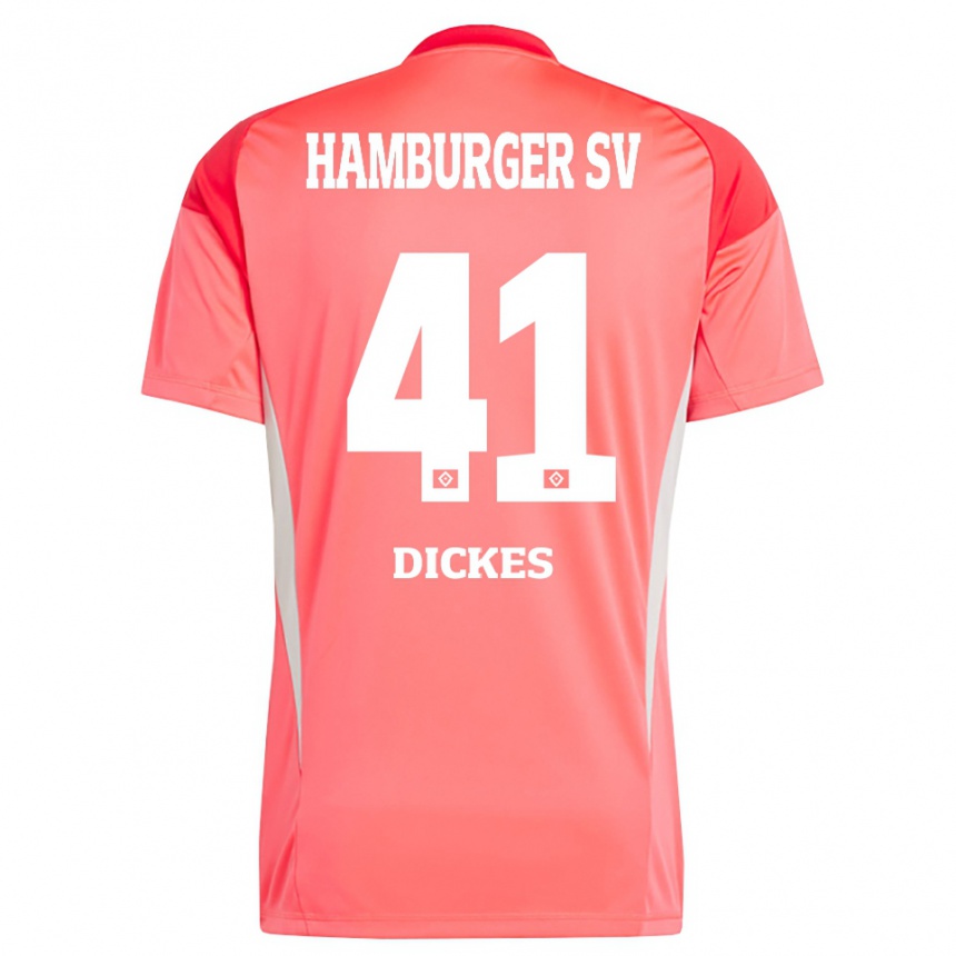 ילדים כדורגל פרננדו דיקס #41 כתום אדום חולצת שוער 2025/26