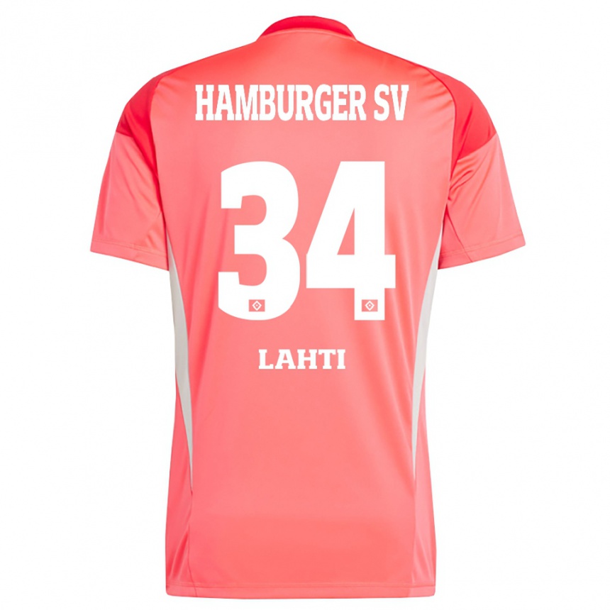 ילדים כדורגל אליאס לאהטי #34 כתום אדום חולצת שוער 2025/26