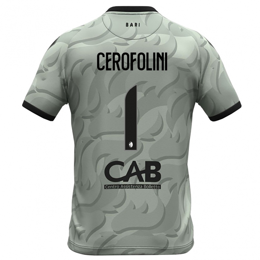 ילדים כדורגל Michele Cerofolini #1 גיינס בורו חולצת שוער 2025/26