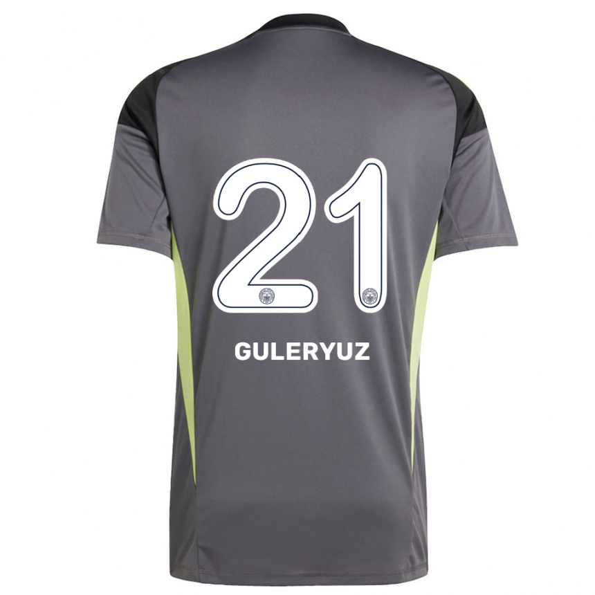 ילדים כדורגל Göknur Güleryüz #21 שחור אפור עמום חולצת שוער 2025/26