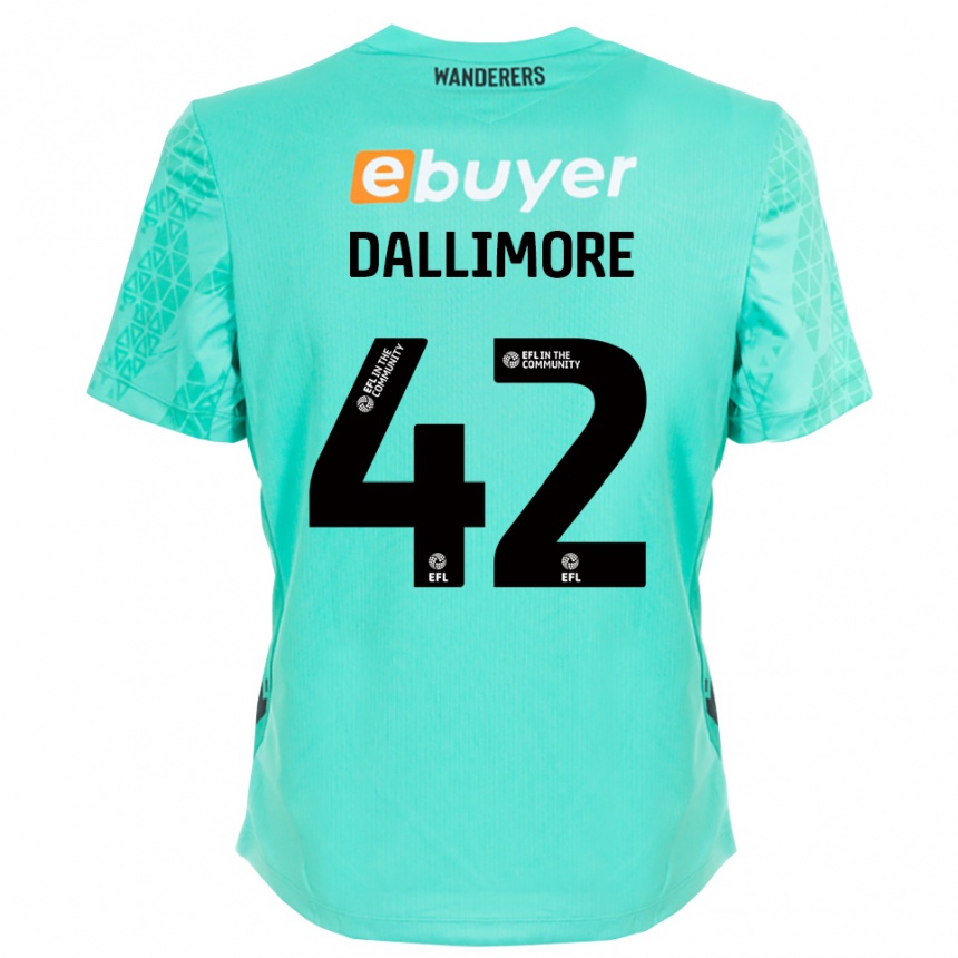 גברים כדורגל ג׳ק דלימור #42 שחור אקווה חולצת שוער 2025/26