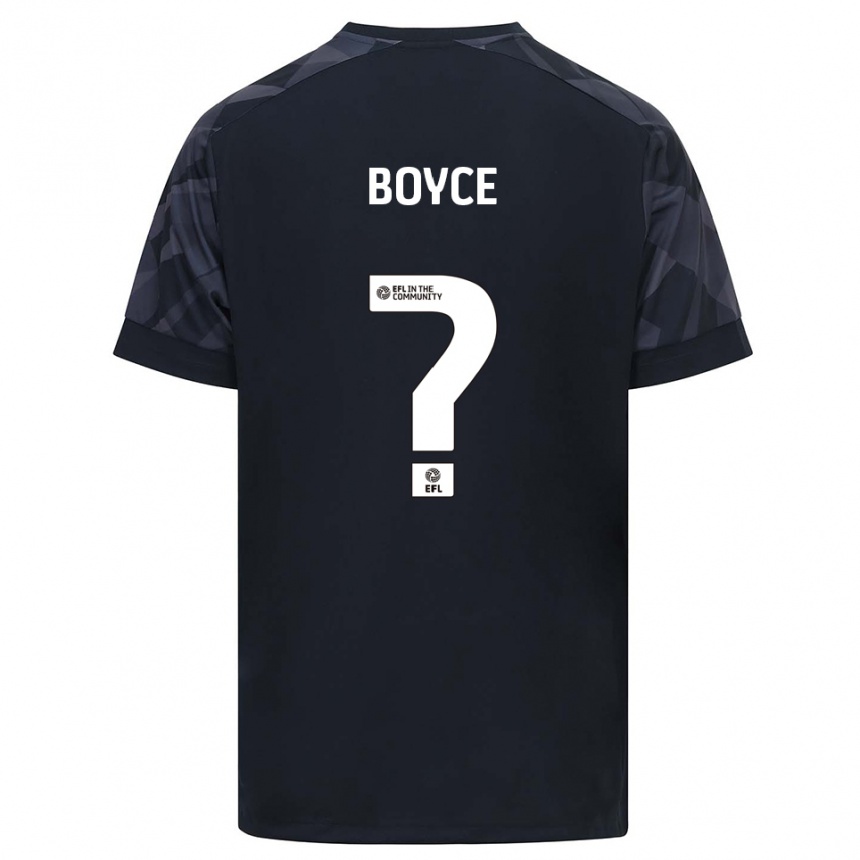 גברים כדורגל Oliver Boyce #0 שחור לבן חולצת שוער 2025/26