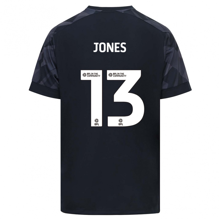 גברים כדורגל Sam Jones #13 שחור לבן חולצת שוער 2025/26