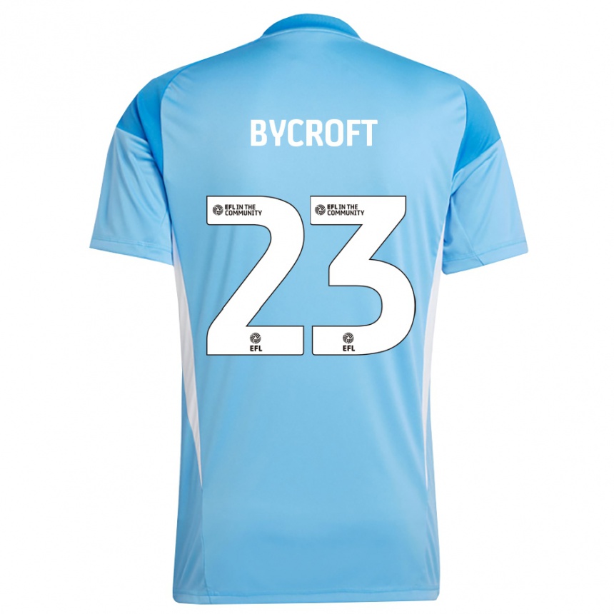 גברים כדורגל ג'ק ביקרופט #23 כחול שמיים חולצת שוער 2025/26