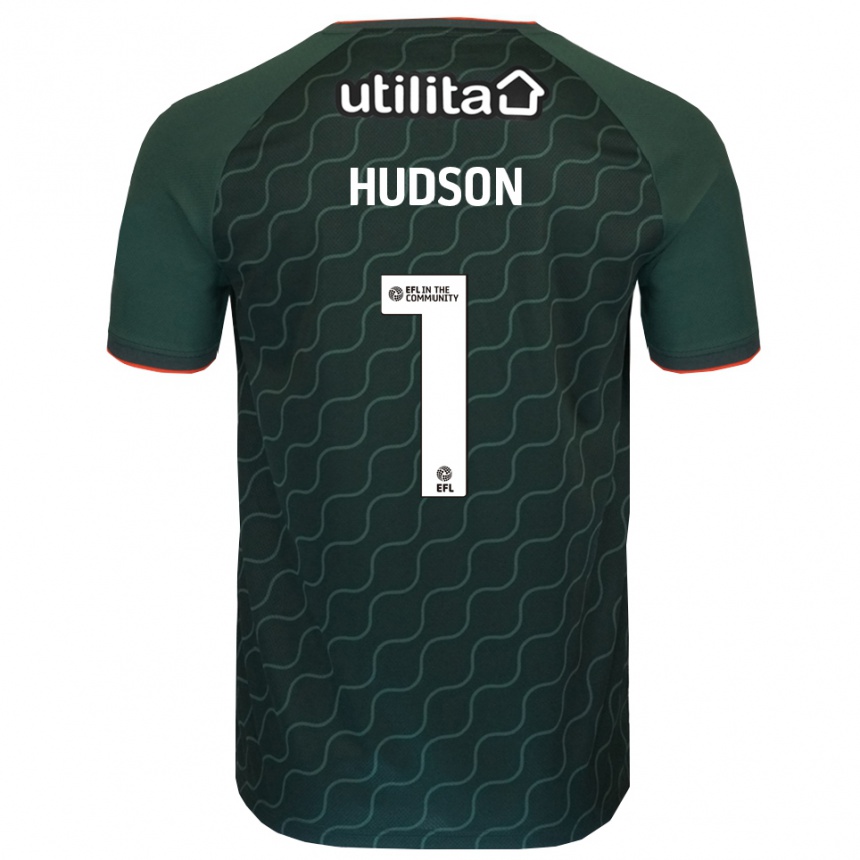 גברים כדורגל Sarah Hudson #1 ירוק כהה חולצת שוער 2025/26