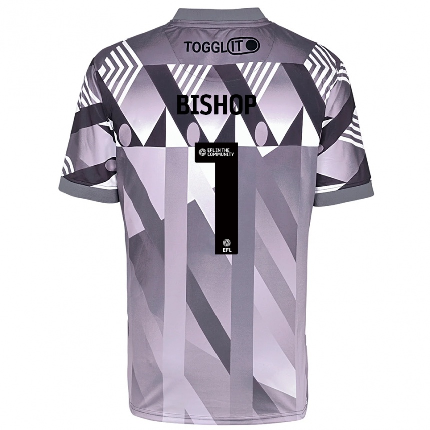 גברים כדורגל ניית׳ן בישופ #1 אפור בהיר חולצת שוער 2025/26