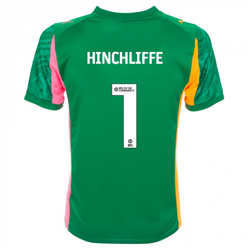 גברים כדורגל בן הינצ'ליף #1 ירוק ורוד לבן חולצת שוער 2025/26