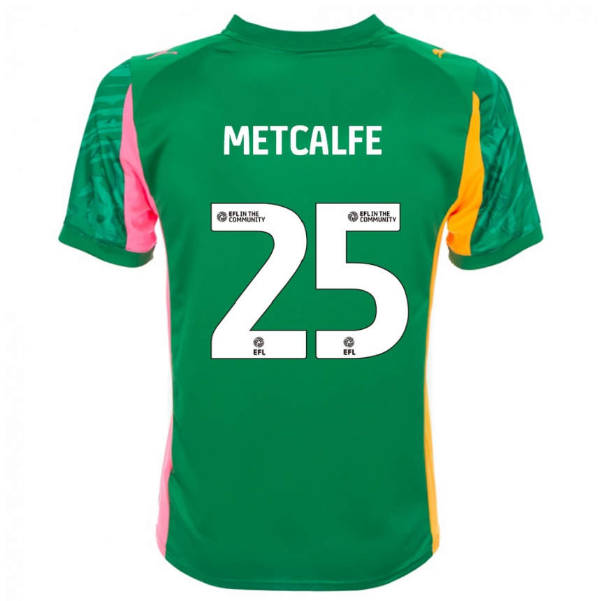 גברים כדורגל מקס קמרון מטקאלף #25 ירוק ורוד לבן חולצת שוער 2025/26