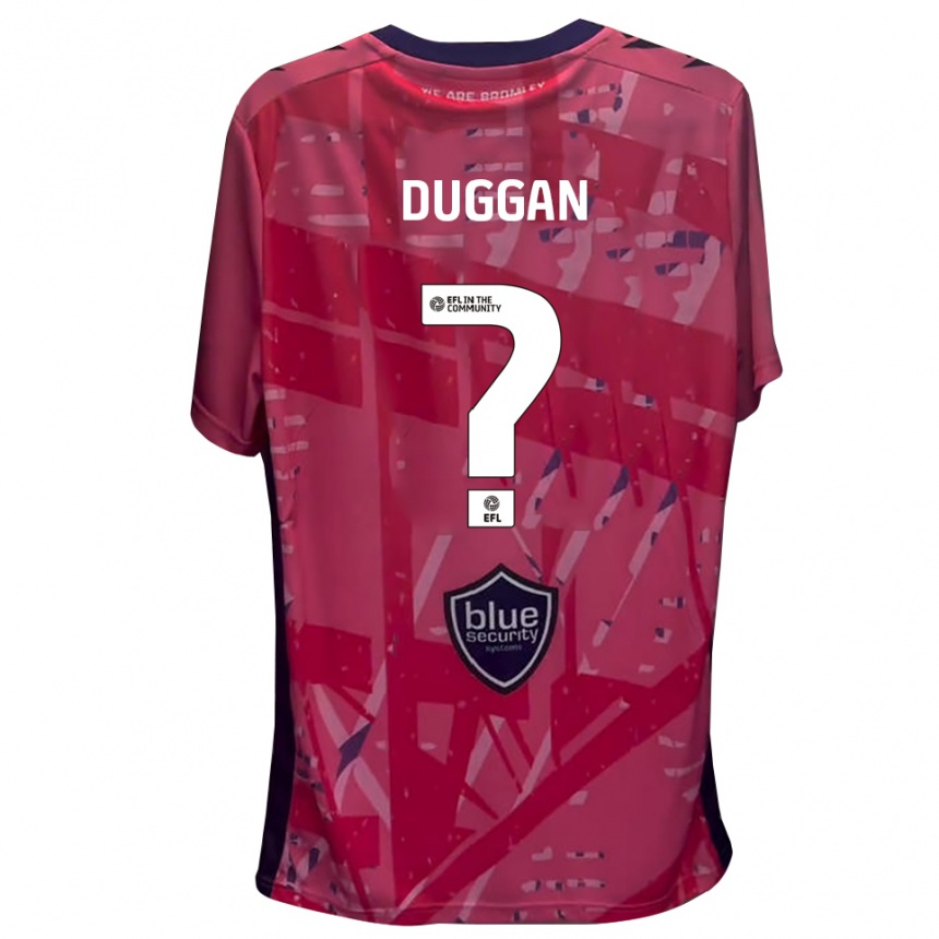 גברים כדורגל Maisie Duggan #0 ורוד לבן חולצת שוער 2025/26