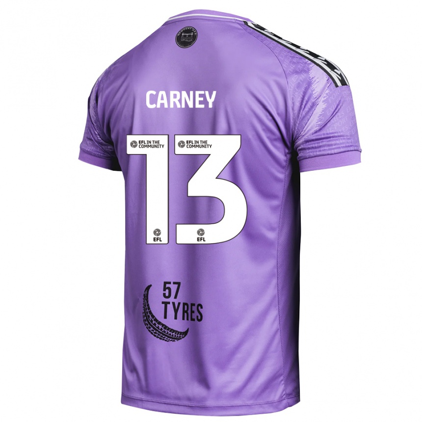 גברים כדורגל ג'ייקוב קרני #13 סגול בהיר חולצת שוער 2025/26