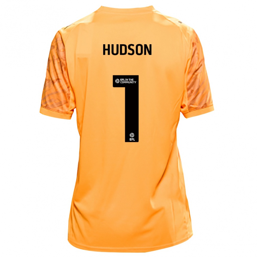 גברים כדורגל מת׳יו הדסון #1 שחור כתום חולצת שוער 2025/26