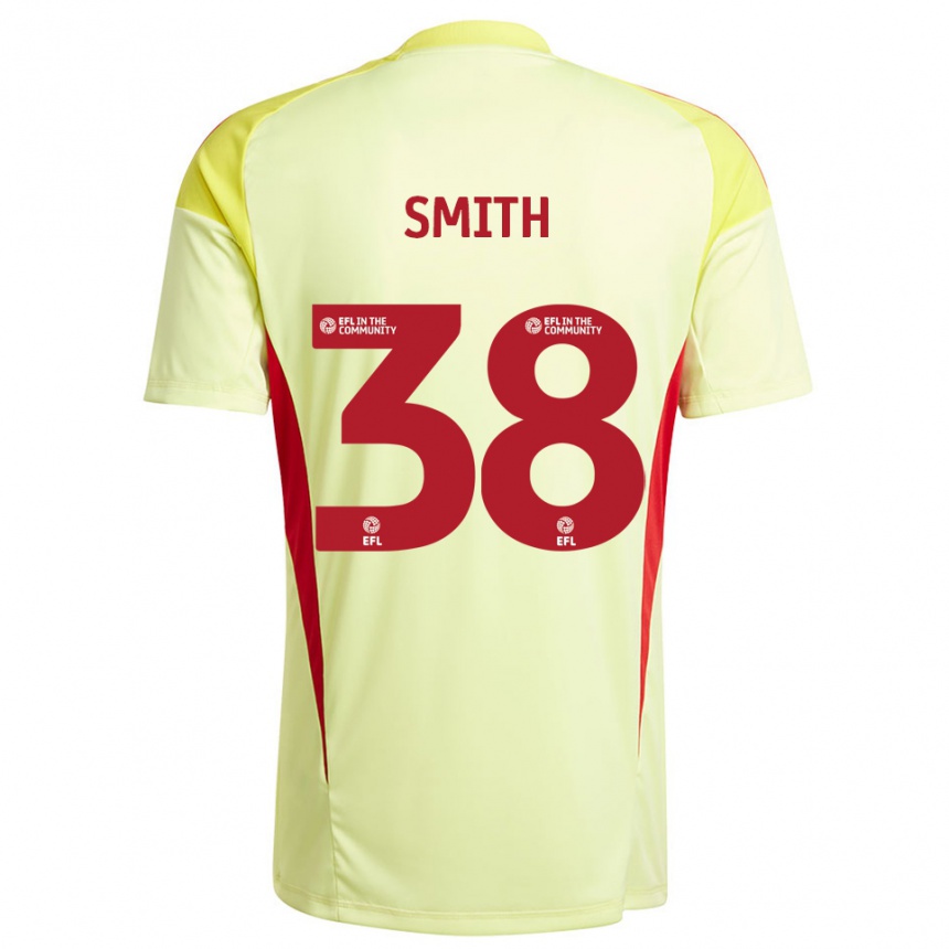 גברים כדורגל Sam Smith #38 צהוב חיוור חולצת שוער 2025/26