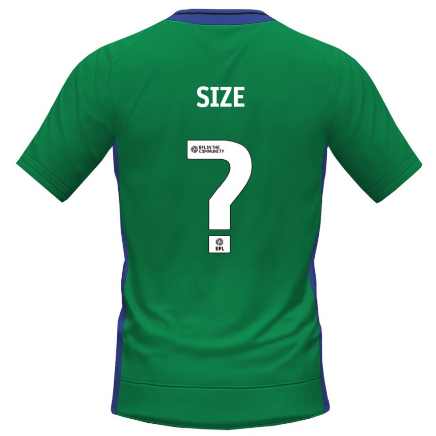 גברים כדורגל Amelia Size #0 כחול ירוק חולצת שוער 2025/26