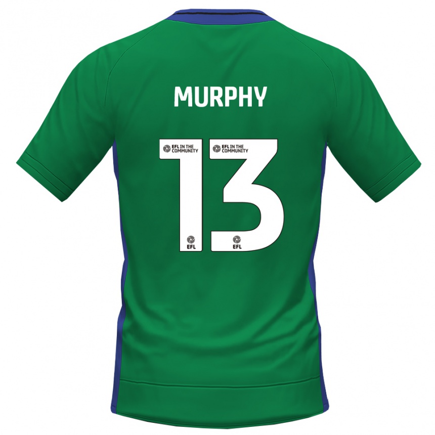 גברים כדורגל Joe Murphy #13 כחול ירוק חולצת שוער 2025/26