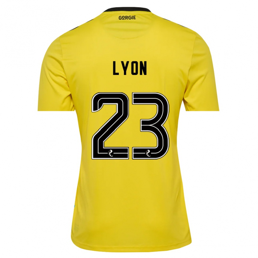 גברים כדורגל Jack Lyon #23 שחור אדום צהוב חולצת שוער 2025/26