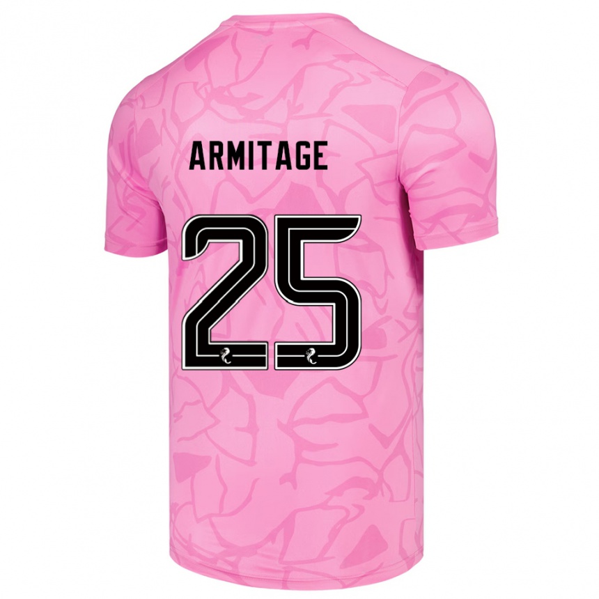 גברים כדורגל רואנה ארמיטאג׳ #25 שחור ורוד חולצת שוער 2025/26