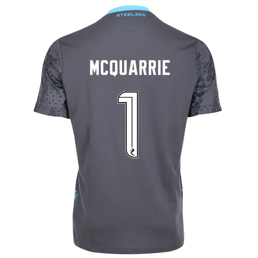 גברים כדורגל Colbi McQuarrie #1 לבן אפור חולצת שוער 2025/26