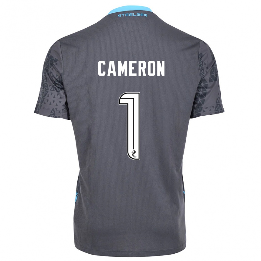 גברים כדורגל Rebecca Cameron #1 לבן אפור חולצת שוער 2025/26