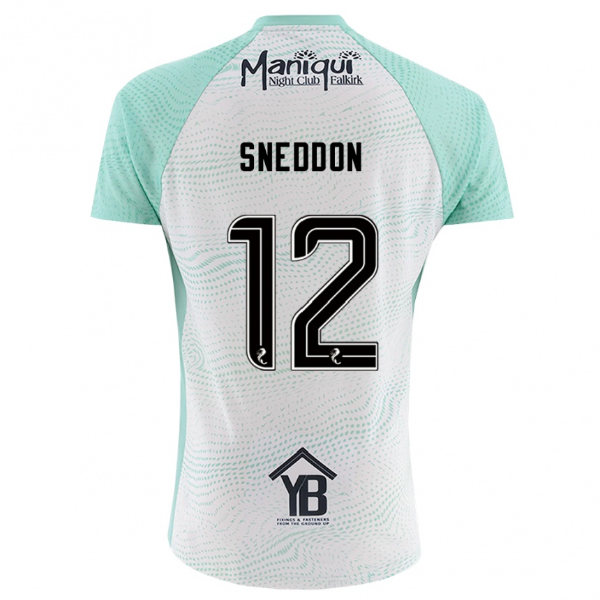 גברים כדורגל ג'יימי סנדון #12 שחור לבן חולצת שוער 2025/26