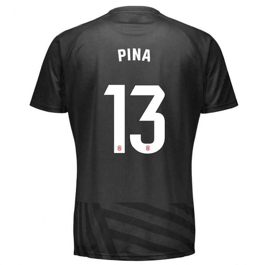 גברים כדורגל Antonio Pina #13 אפור שחור חולצת שוער 2025/26