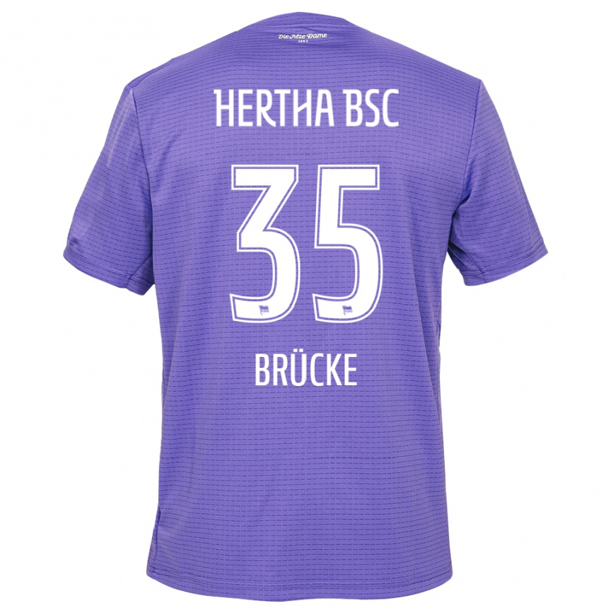 גברים כדורגל מריוס גרסבק #35 סגול לבן חולצת שוער 2025/26