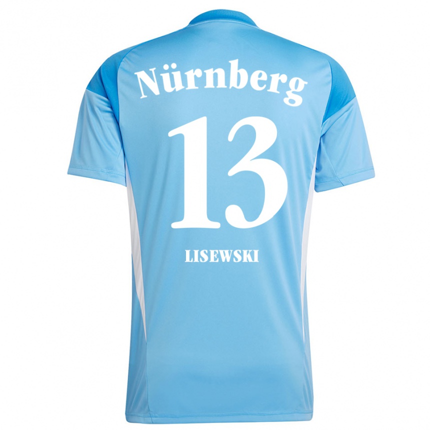 גברים כדורגל רובין ליזבסקי #13 תכלת לבן חולצת שוער 2025/26