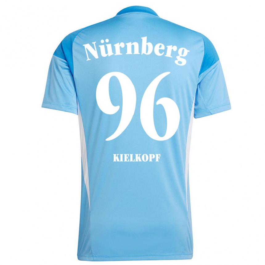 גברים כדורגל פליקס קילקופף #96 תכלת לבן חולצת שוער 2025/26