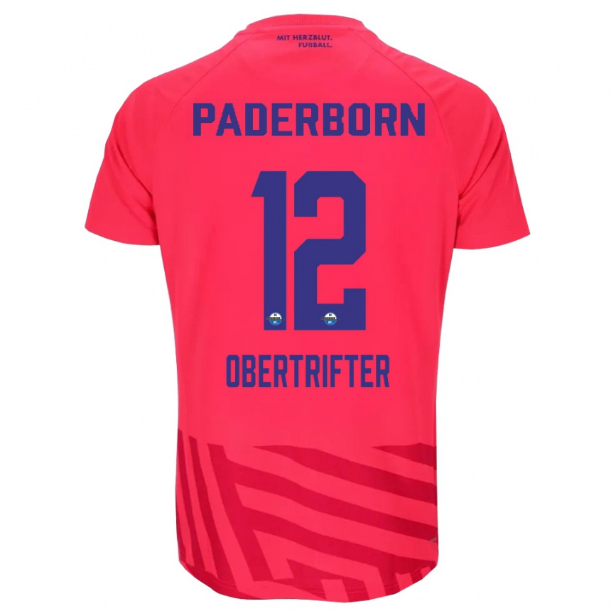 גברים כדורגל בן ג׳וליוס אוברטריפטר #12 אדום שחור חולצת שוער 2025/26