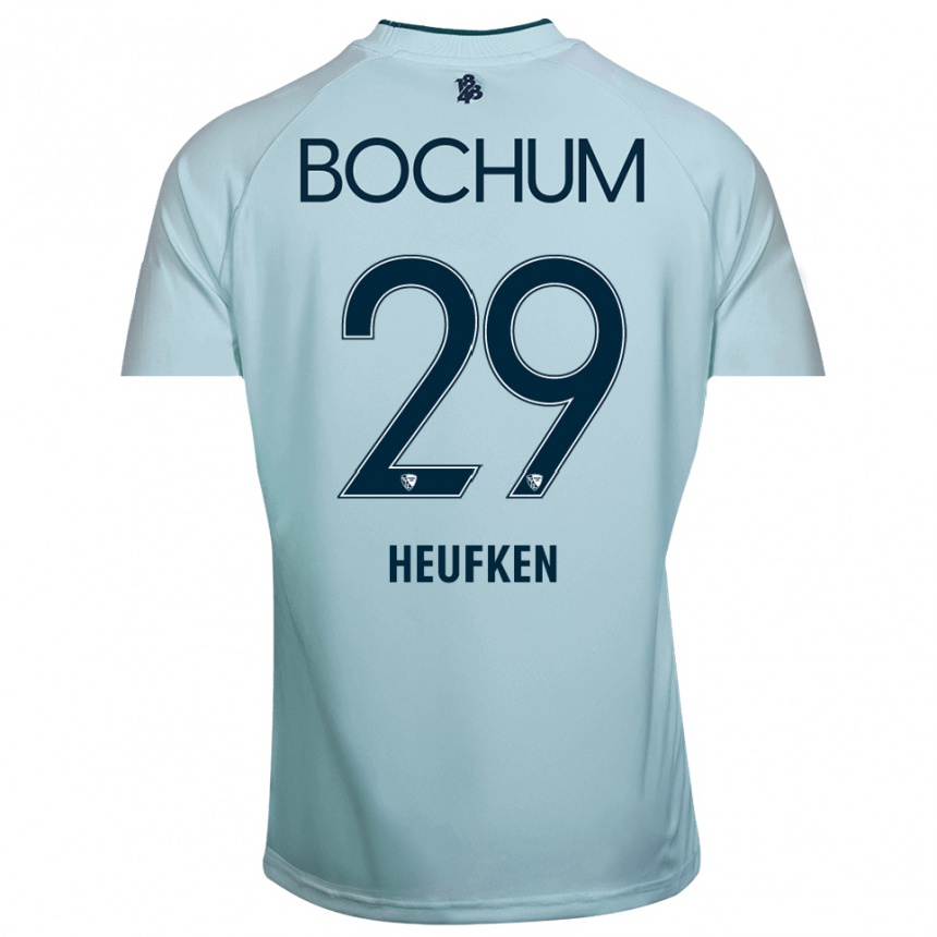 גברים כדורגל Jeremias Heufken #29 ציאן-כחול חולצת שוער 2025/26