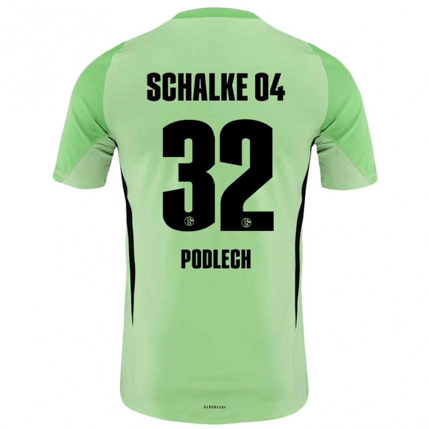 גברים כדורגל לוקה פודלך #32 ירוק בהיר שחור חולצת שוער 2025/26