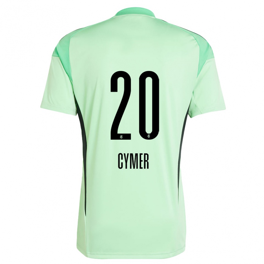 גברים כדורגל ריקו סיימר #20 ירוק בהיר שחור חולצת שוער 2025/26