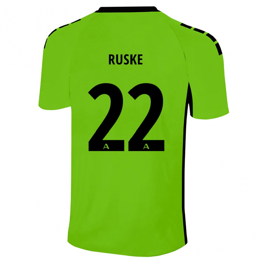 גברים כדורגל Neo Ruske #22 ירוק דשא שחור חולצת שוער 2025/26